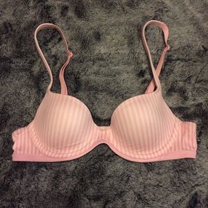 Victoria Secret Pink Striped Bra
